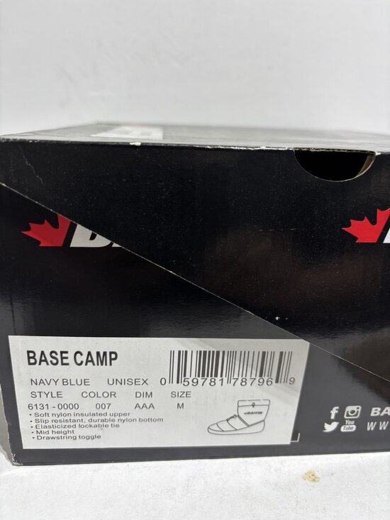 Baffin Base Winter Camp Navy Nylon Slipper, Medium M 7-9 Men / 8-10 Women main image 6